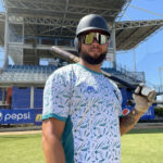 Alexi Amarista recuperado de la operación en la rodilla izquierda