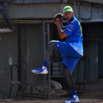 Jeffrey Báez se ganó un lugar en Leones para la postemporada