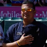 Miguel Cabrera sacó la bola por segunda vez en la primavera