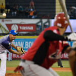 Harold Ramírez celebró a distancia el título de bateo