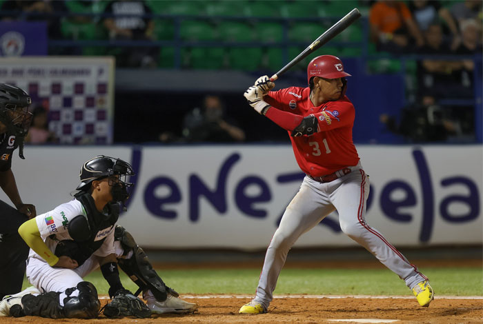 Eduardo García ha sido un sólido bateador para Cardenales, tanto en la regular como el Round Robin