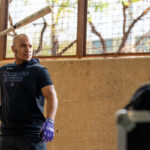 Maikel García se adapta al jardín central