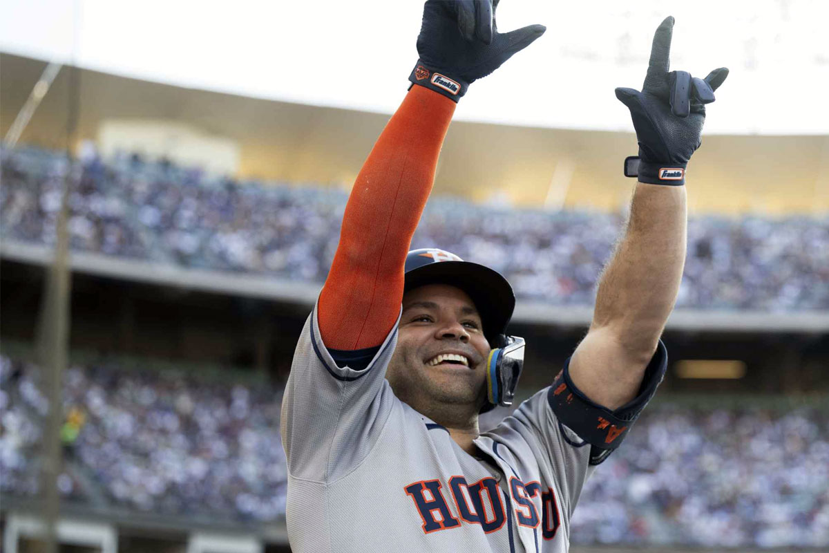 José Altuve igualó a un miembro del Salón de la Fama en una particular lista