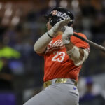 Jhonny Pereda está concentrado en mejorar su bateo con Leones