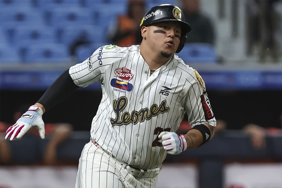 Yonathan Daza fue protagonista en el triunfo del Caracas sobre Águilas