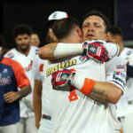 Rafael Ortega le dio el triunfo a Lara en el primero de la doble tanda contra Leones