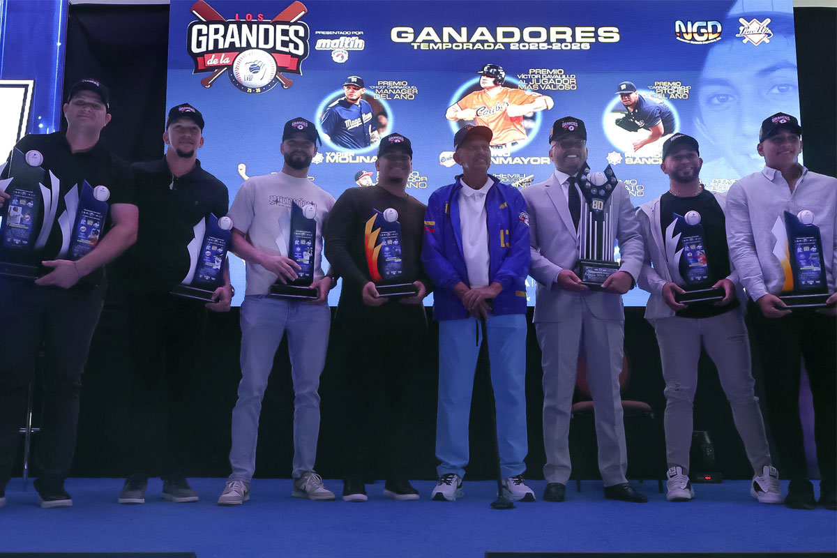 Los Grandes de la LVBP 2025-2026 recibieron sus premios