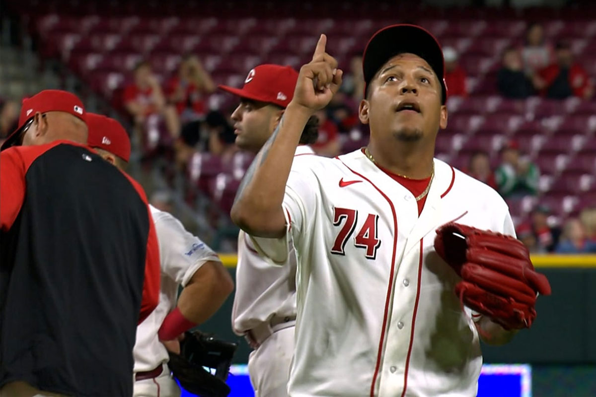 José Franco comenzó su carrera en las Mayores con Cincinnati