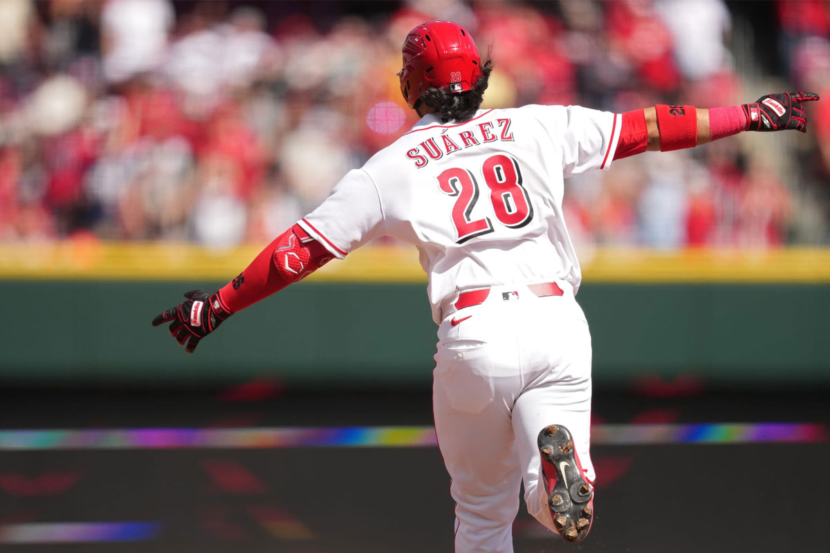 Eugenio Suárez accedió a un reducido grupo de sluggers en Cincinnati