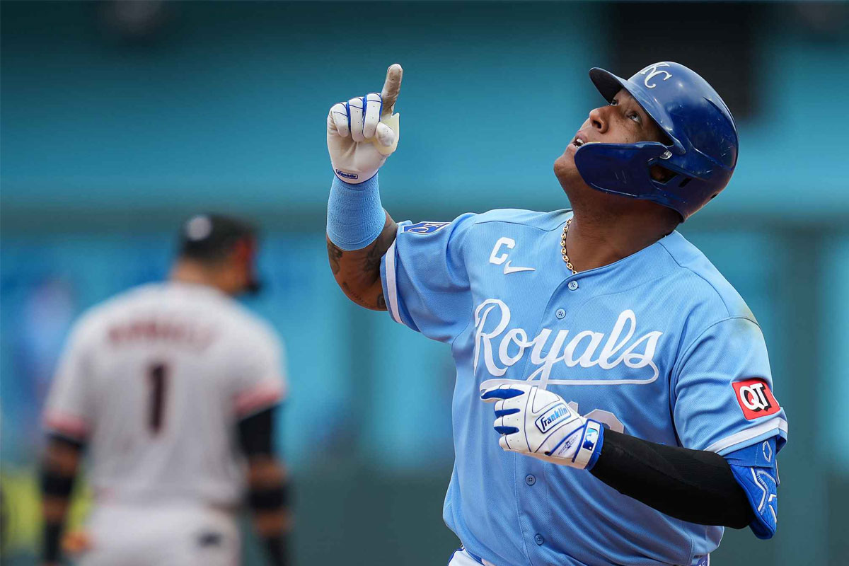 Salvador Pérez igualó la marca histórica de jonrones de George Brett en Kansas City