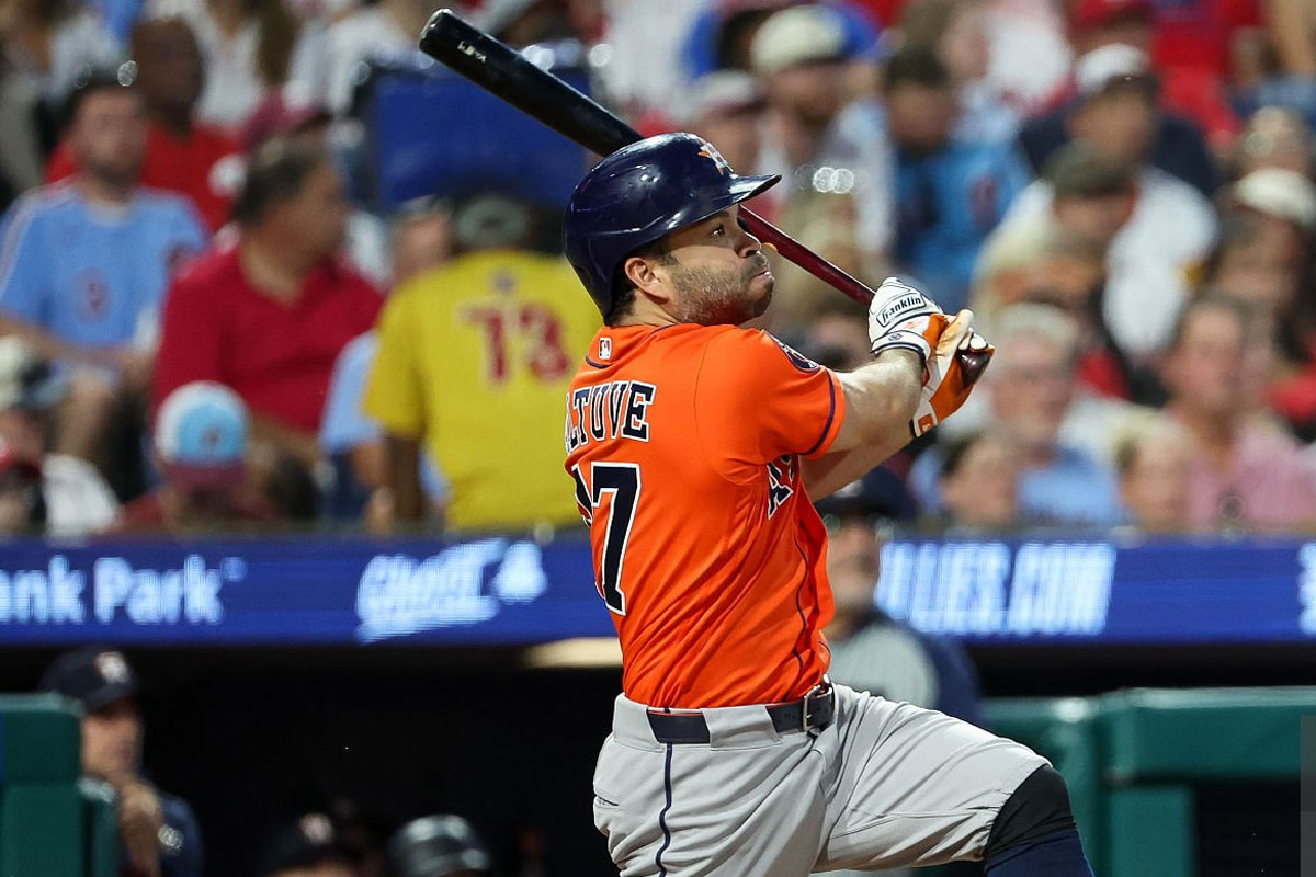 José Altuve conectó el hit 2.500 de su brillante carrera
