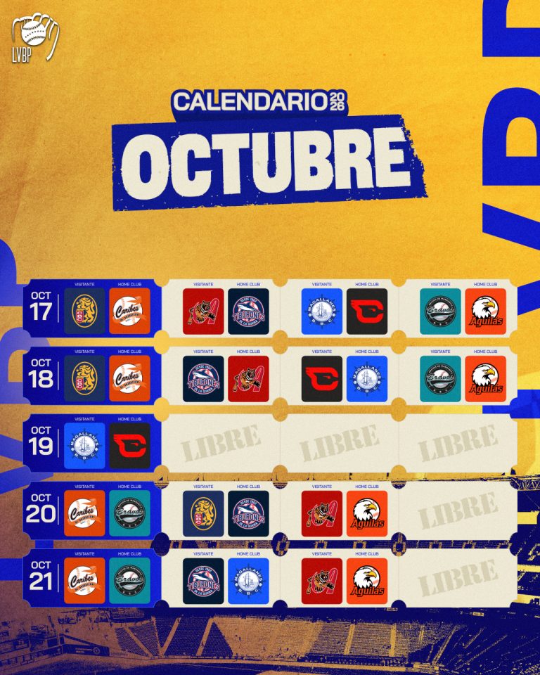 Calendario LVBP 2026-27